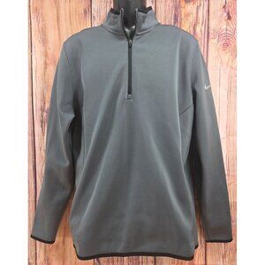Nike Golf Mens Therma-Fit Tour Performance 1/4 Zip Jacket Large Gray